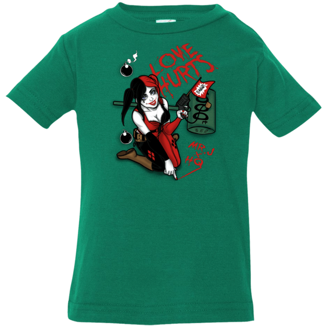 T-Shirts Kelly / 6 Months Love Hurts Infant Premium T-Shirt