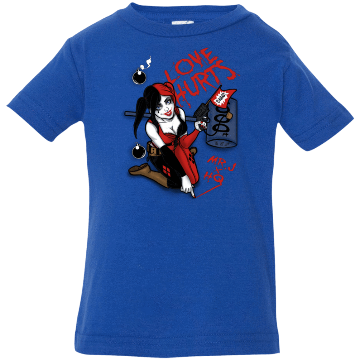 T-Shirts Royal / 6 Months Love Hurts Infant Premium T-Shirt