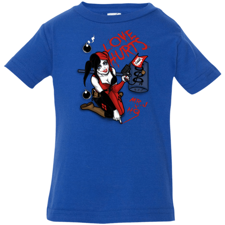 T-Shirts Royal / 6 Months Love Hurts Infant Premium T-Shirt