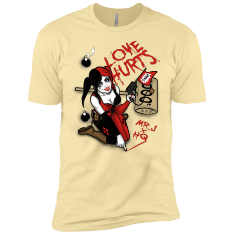 T-Shirts Banana Cream / X-Small Love Hurts Men's Premium T-Shirt
