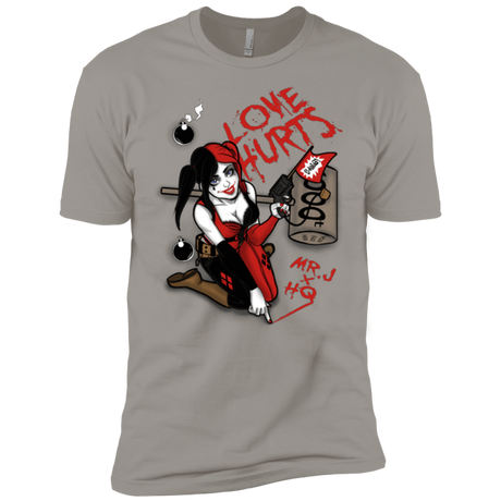 T-Shirts Light Grey / X-Small Love Hurts Men's Premium T-Shirt