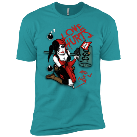 T-Shirts Tahiti Blue / X-Small Love Hurts Men's Premium T-Shirt