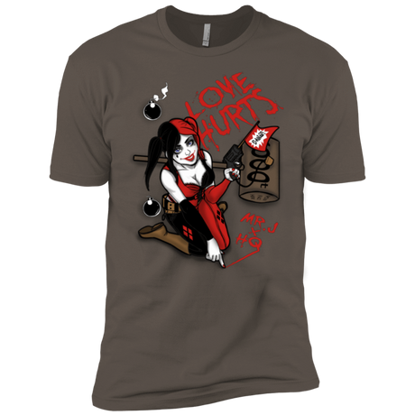 T-Shirts Warm Grey / X-Small Love Hurts Men's Premium T-Shirt