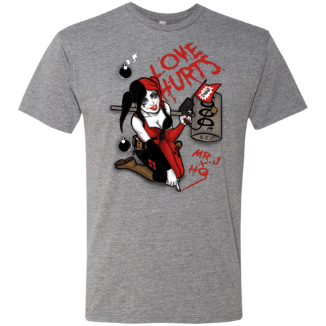 T-Shirts Premium Heather / Small Love Hurts Men's Triblend T-Shirt