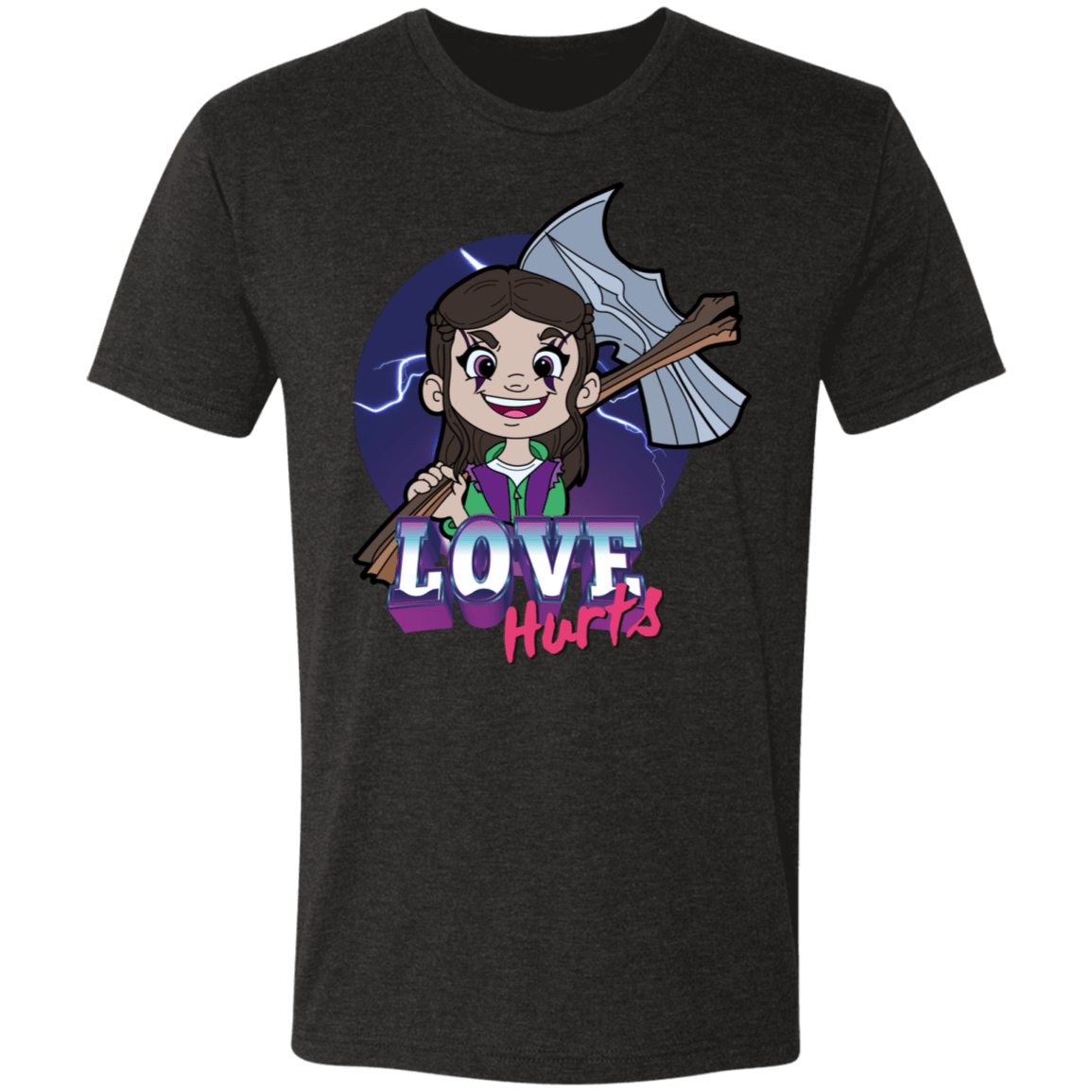 T-Shirts Vintage Black / S Love Hurts Men's Triblend T-Shirt