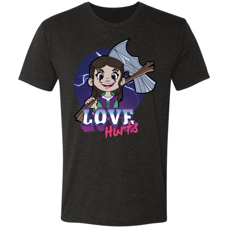 T-Shirts Vintage Black / S Love Hurts Men's Triblend T-Shirt