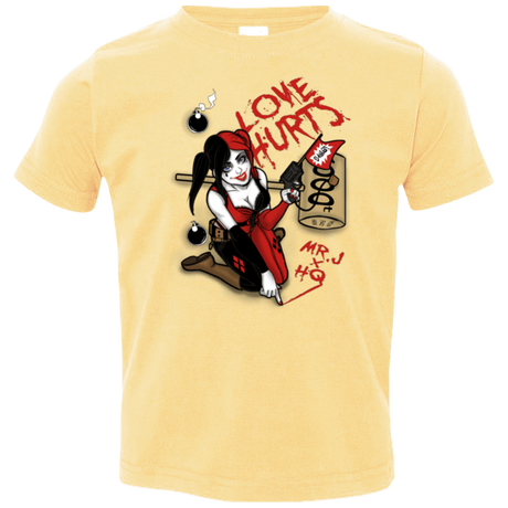 T-Shirts Butter / 2T Love Hurts Toddler Premium T-Shirt