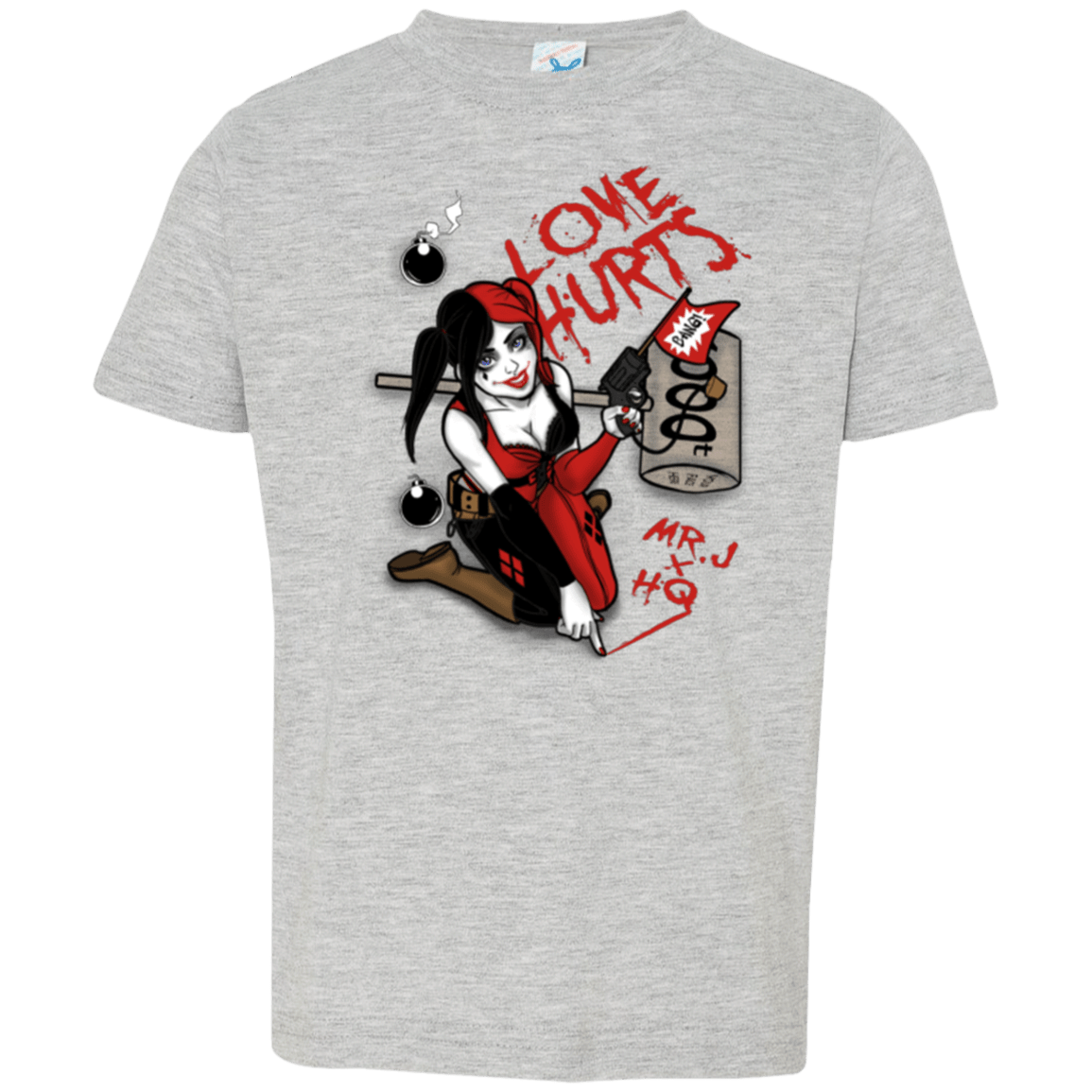T-Shirts Heather / 2T Love Hurts Toddler Premium T-Shirt