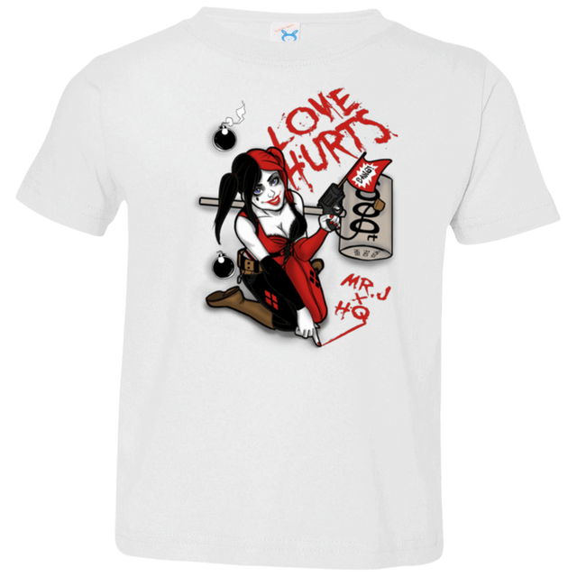 T-Shirts White / 2T Love Hurts Toddler Premium T-Shirt