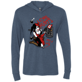 T-Shirts Indigo / X-Small Love Hurts Triblend Long Sleeve Hoodie Tee