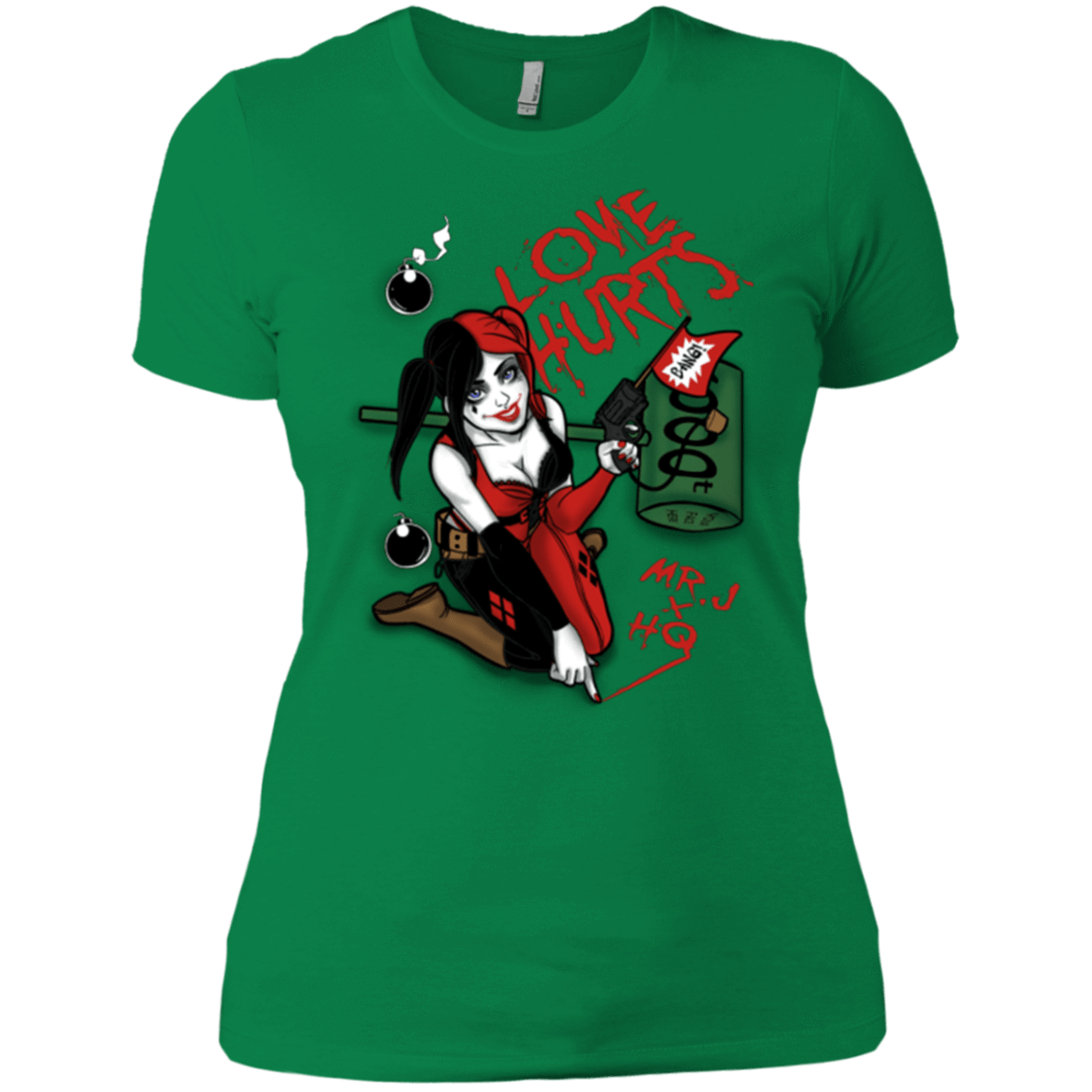 T-Shirts Kelly Green / X-Small Love Hurts Women's Premium T-Shirt