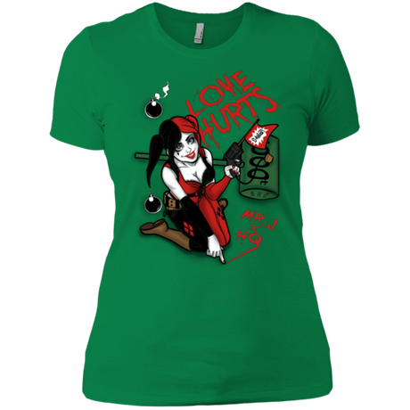 T-Shirts Kelly Green / X-Small Love Hurts Women's Premium T-Shirt