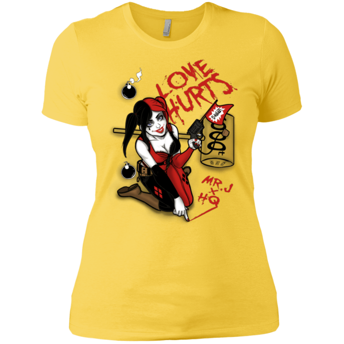 T-Shirts Vibrant Yellow / X-Small Love Hurts Women's Premium T-Shirt