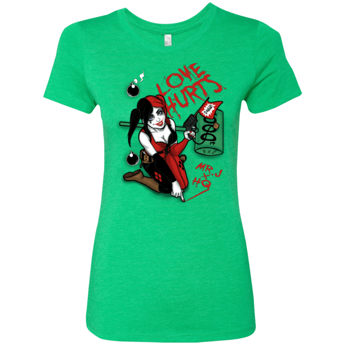 T-Shirts Envy / Small Love Hurts Women's Triblend T-Shirt