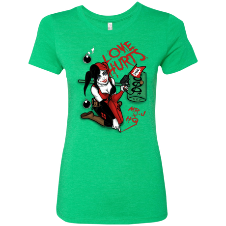 T-Shirts Envy / Small Love Hurts Women's Triblend T-Shirt