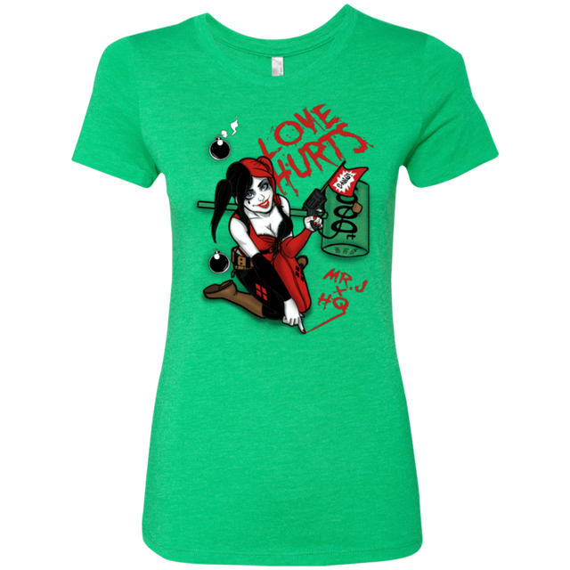 T-Shirts Envy / Small Love Hurts Women's Triblend T-Shirt