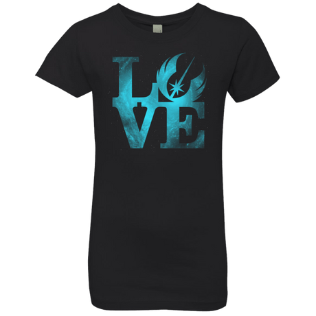 T-Shirts Black / YXS LOVE Jedi Girls Premium T-Shirt