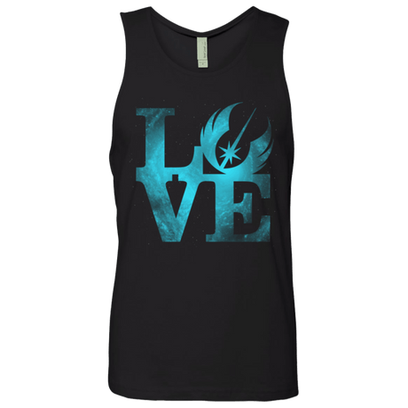 T-Shirts Black / Small LOVE Jedi Men's Premium Tank Top