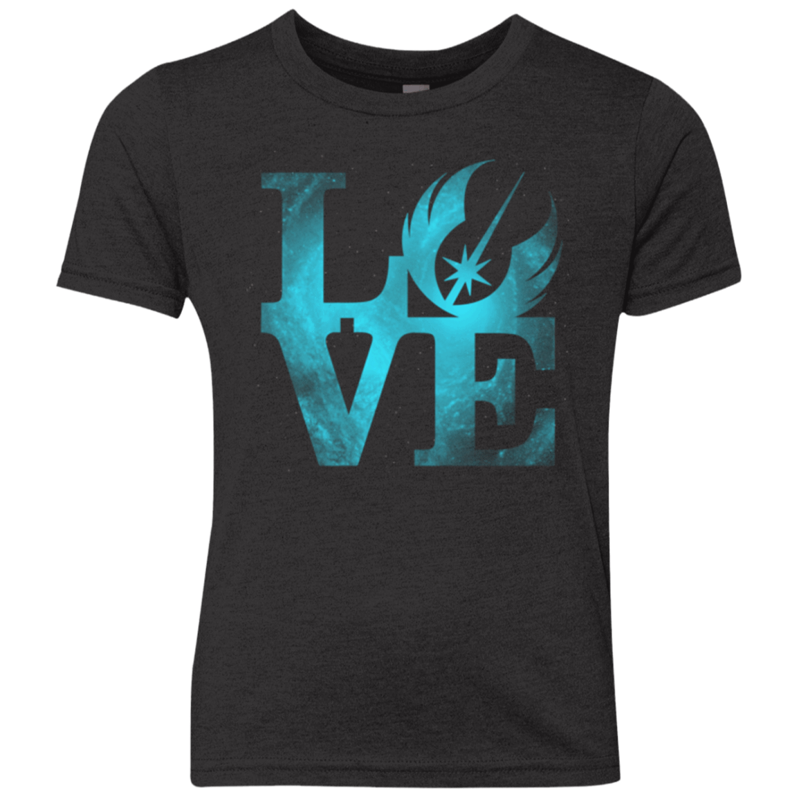 T-Shirts Vintage Black / YXS LOVE Jedi Youth Triblend T-Shirt
