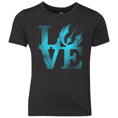T-Shirts Vintage Black / YXS LOVE Jedi Youth Triblend T-Shirt