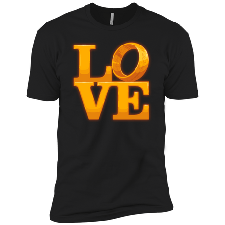 T-Shirts Black / YXS LOVE Lotr Ring Boys Premium T-Shirt