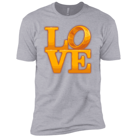 T-Shirts Heather Grey / YXS LOVE Lotr Ring Boys Premium T-Shirt