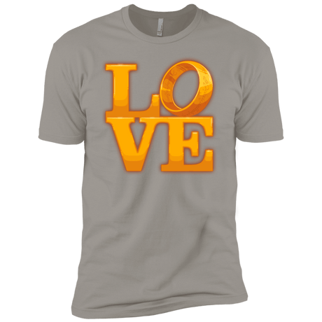 T-Shirts Light Grey / YXS LOVE Lotr Ring Boys Premium T-Shirt