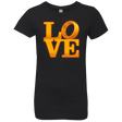 T-Shirts Black / YXS LOVE Lotr Ring Girls Premium T-Shirt