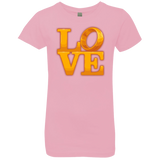 T-Shirts Light Pink / YXS LOVE Lotr Ring Girls Premium T-Shirt