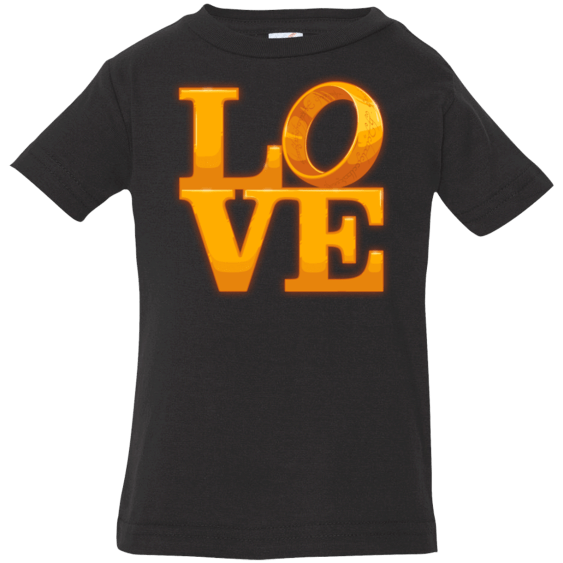 T-Shirts Black / 6 Months LOVE Lotr Ring Infant PremiumT-Shirt