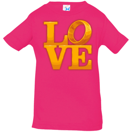 T-Shirts Hot Pink / 6 Months LOVE Lotr Ring Infant PremiumT-Shirt