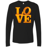 T-Shirts Black / Small LOVE Lotr Ring Men's Premium Long Sleeve