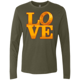 T-Shirts Military Green / Small LOVE Lotr Ring Men's Premium Long Sleeve