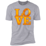 T-Shirts Heather Grey / X-Small LOVE Lotr Ring Men's Premium T-Shirt