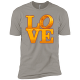 T-Shirts Light Grey / X-Small LOVE Lotr Ring Men's Premium T-Shirt