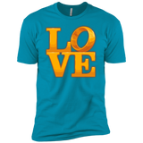 T-Shirts Turquoise / X-Small LOVE Lotr Ring Men's Premium T-Shirt