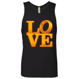 T-Shirts Black / Small LOVE Lotr Ring Men's Premium Tank Top