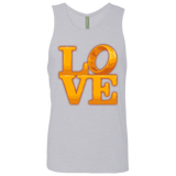 T-Shirts Heather Grey / Small LOVE Lotr Ring Men's Premium Tank Top