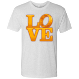 T-Shirts Heather White / Small LOVE Lotr Ring Men's Triblend T-Shirt