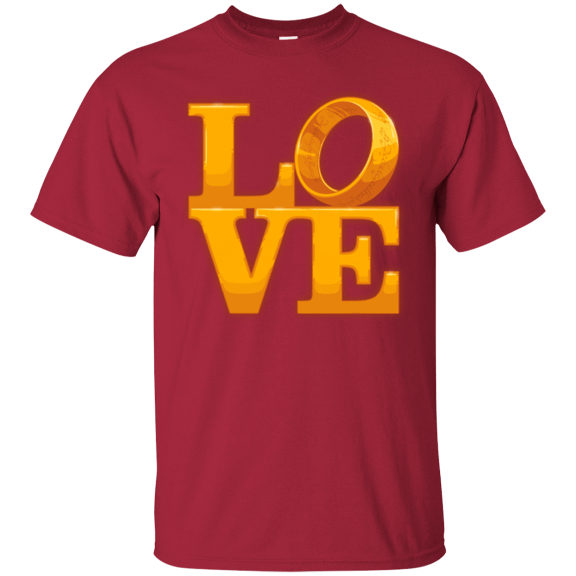 T-Shirts Cardinal / Small LOVE Lotr Ring T-Shirt