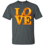 T-Shirts Dark Heather / Small LOVE Lotr Ring T-Shirt