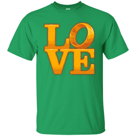 T-Shirts Irish Green / Small LOVE Lotr Ring T-Shirt