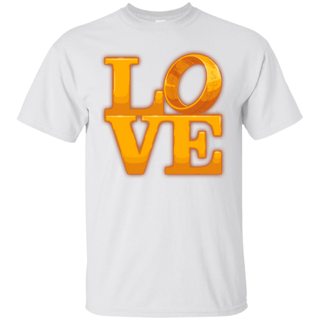 T-Shirts White / Small LOVE Lotr Ring T-Shirt