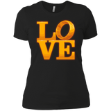 T-Shirts Black / X-Small LOVE Lotr Ring Women's Premium T-Shirt