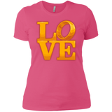 T-Shirts Hot Pink / X-Small LOVE Lotr Ring Women's Premium T-Shirt