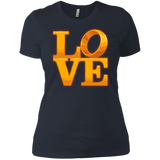 T-Shirts Indigo / X-Small LOVE Lotr Ring Women's Premium T-Shirt