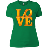 T-Shirts Kelly Green / X-Small LOVE Lotr Ring Women's Premium T-Shirt