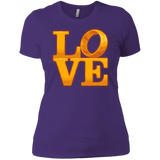 T-Shirts Purple / X-Small LOVE Lotr Ring Women's Premium T-Shirt