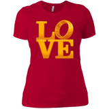 T-Shirts Red / X-Small LOVE Lotr Ring Women's Premium T-Shirt