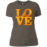 T-Shirts Warm Grey / X-Small LOVE Lotr Ring Women's Premium T-Shirt